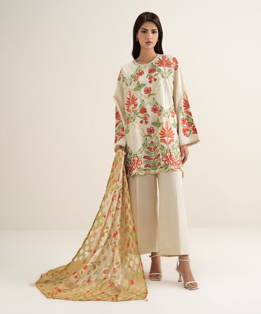 Printed Jacquard Dupatta