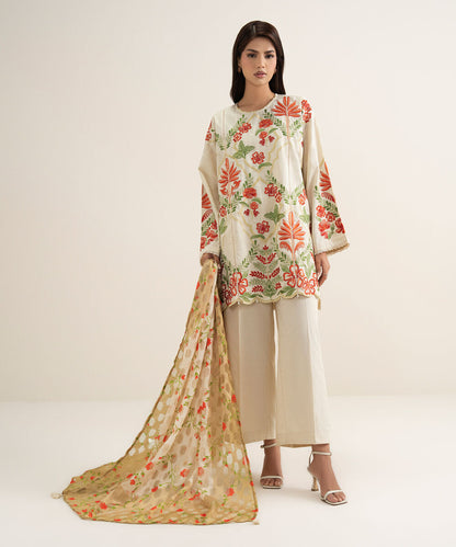 Printed Jacquard Dupatta