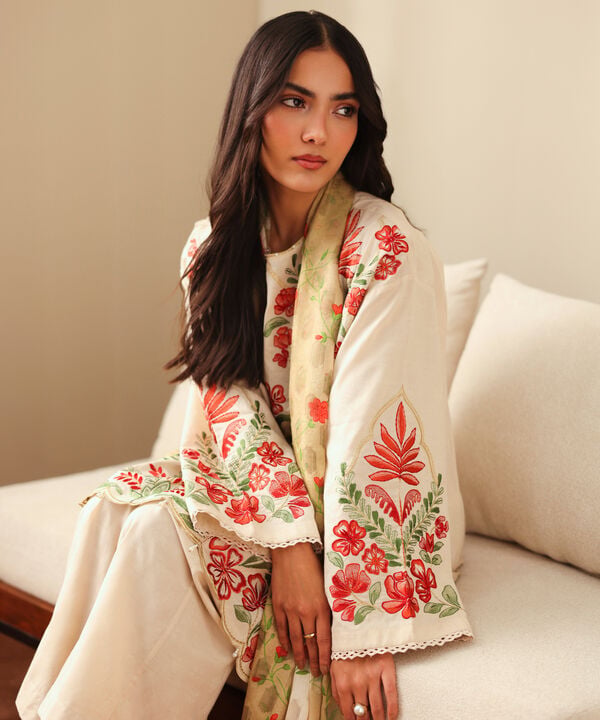Printed Jacquard Dupatta