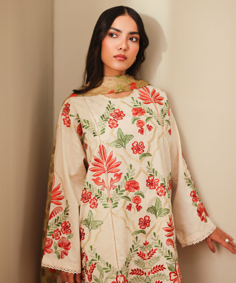 Embroidered Jacquard Shirt
