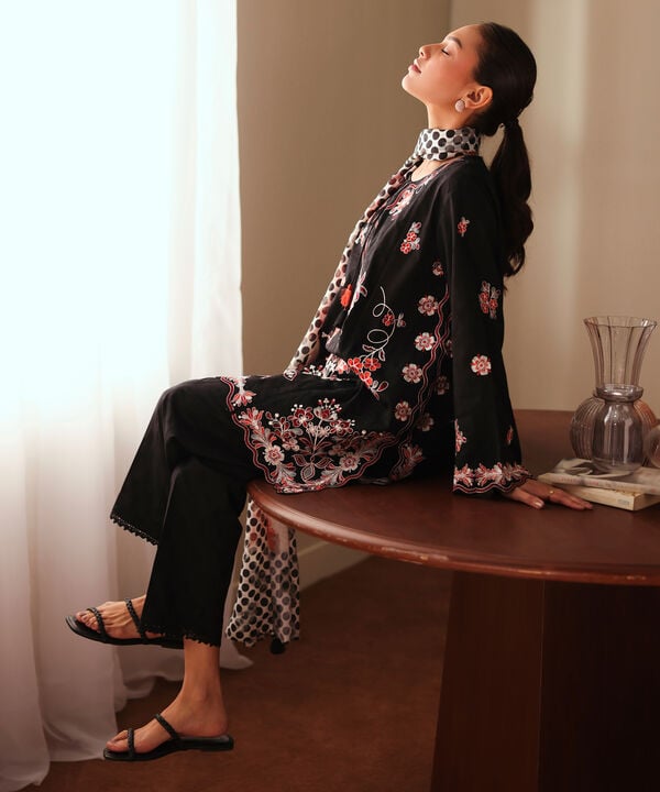 Embroidered Jacquard Shirt