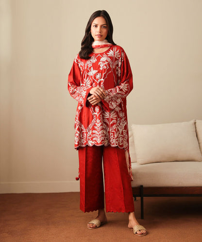 Embroidered Arabic Jacquard Shirt