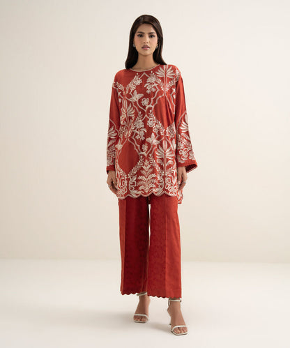 Embroidered Arabic Jacquard Shirt