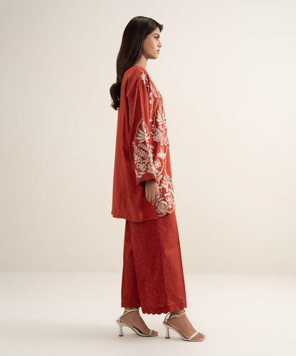 Embroidered Arabic Jacquard Shirt