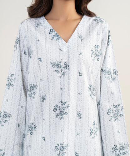 3 Piece - Printed Cambric Suit