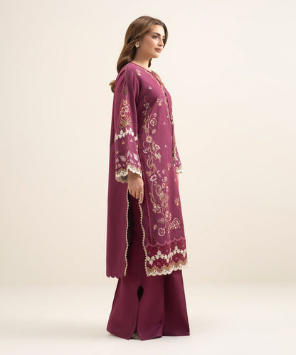 3 Piece - Embroidered Lawn Suit