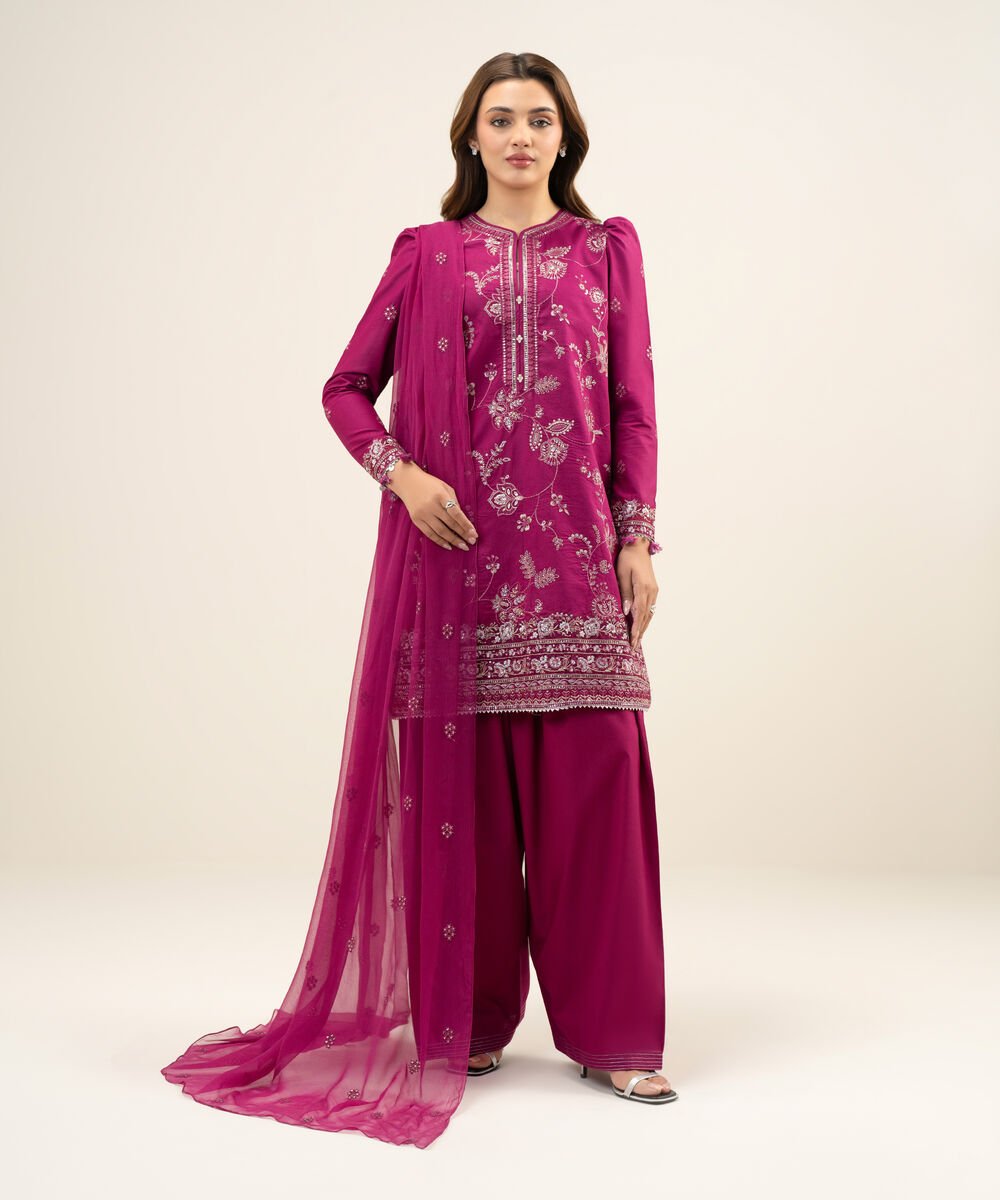 3 Piece - Embroidered Lawn Suit
