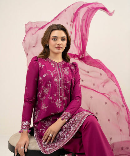 3 Piece - Embroidered Lawn Suit