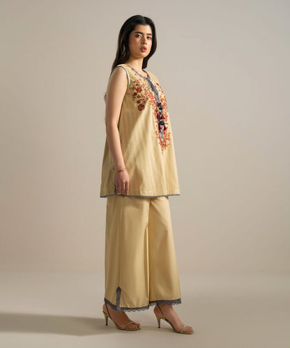 Embroidered Leno Kara Shirt