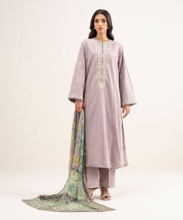 Embroidered Leno Kara Shirt