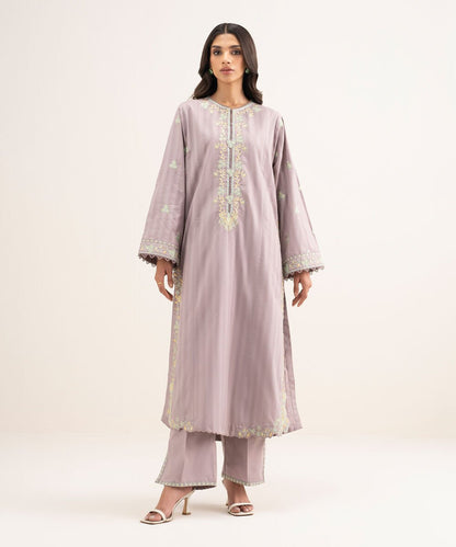 Embroidered Leno Kara Shirt
