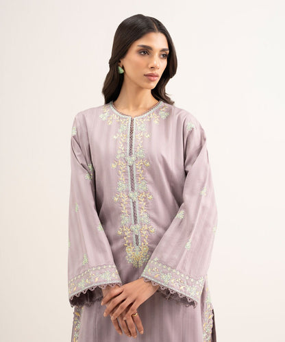 Embroidered Leno Kara Shirt