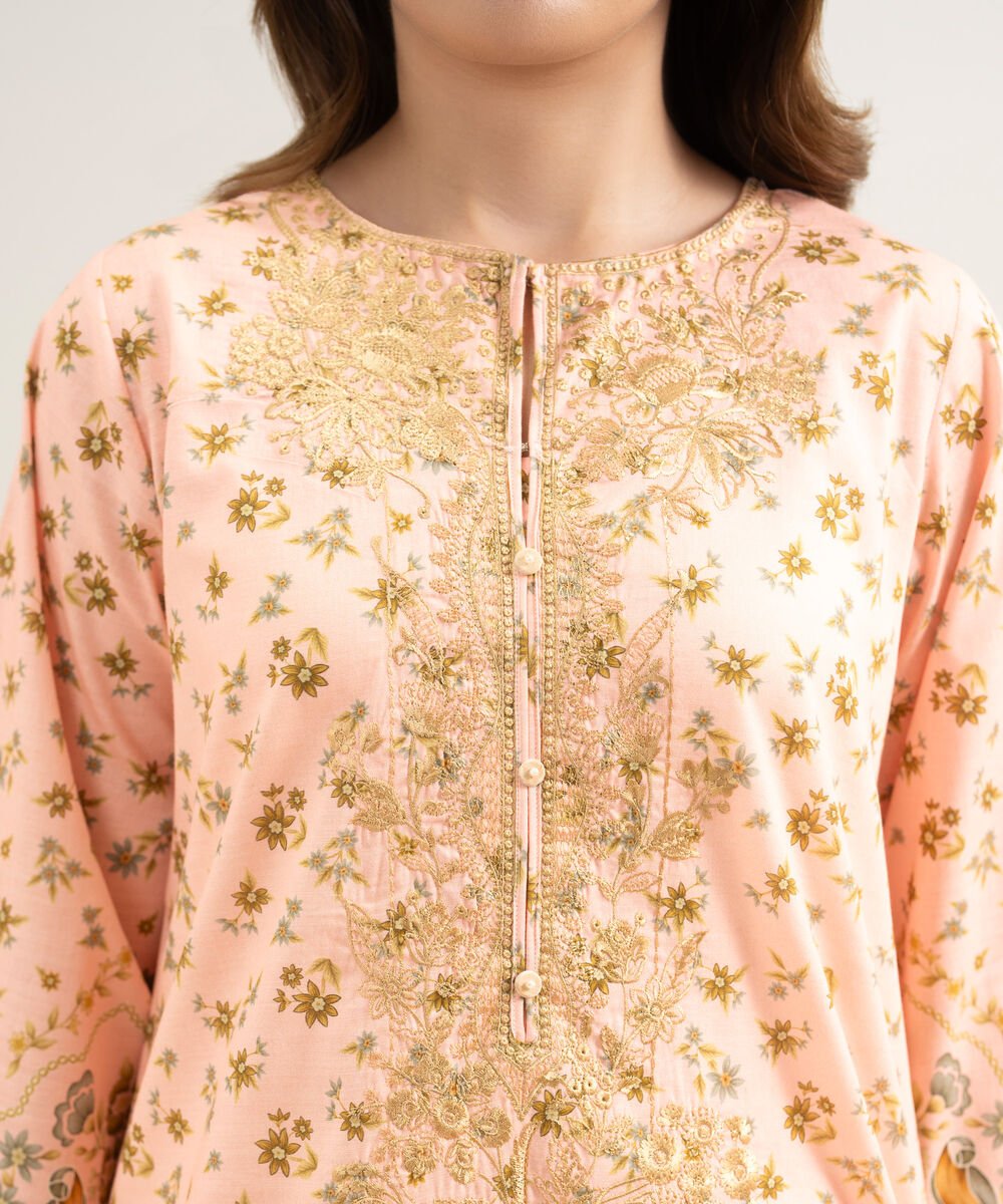Embroidered Cambric Shirt
