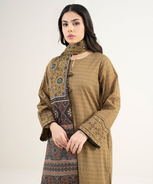 3 Piece - Printed Lawn Suit