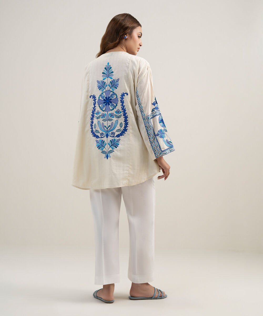 Embroidered Dobby Shirt