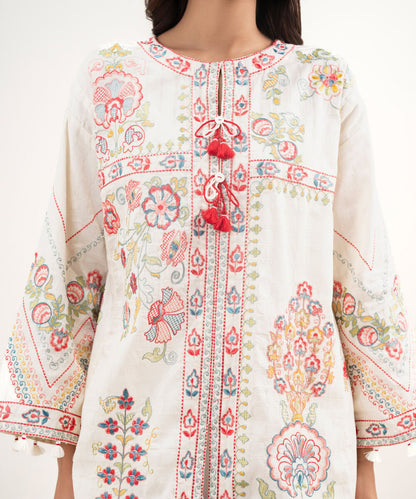 Embroidered Dobby Shirt