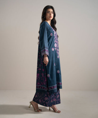 Embroidered Cotton Satin Shirt