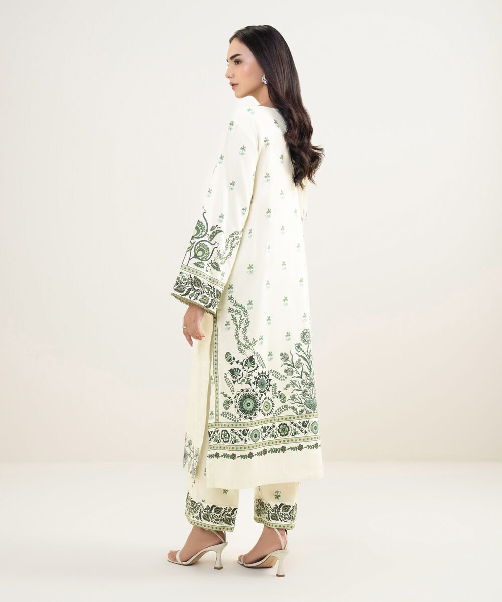 Embroidered Cotton Satin Shirt