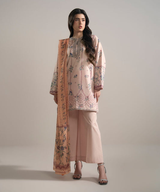 3 Piece - Embroidered Lawn Suit