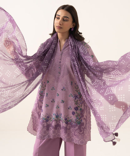 3 Piece - Printed Lawn Suit