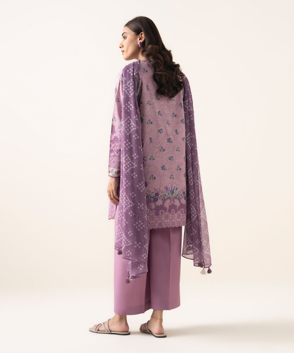 3 Piece - Printed Lawn Suit