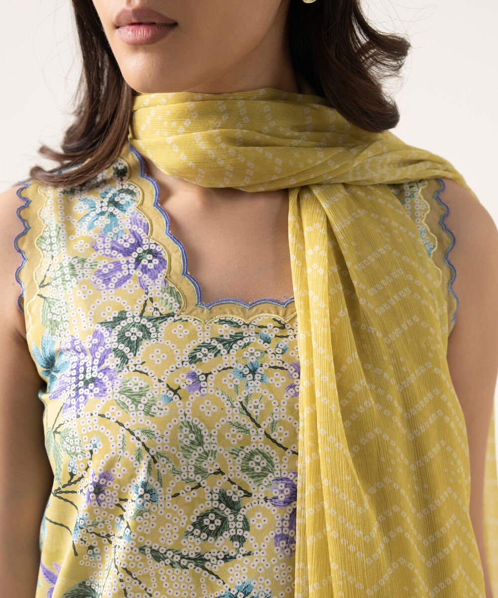 3 Piece - Printed Lawn Suit