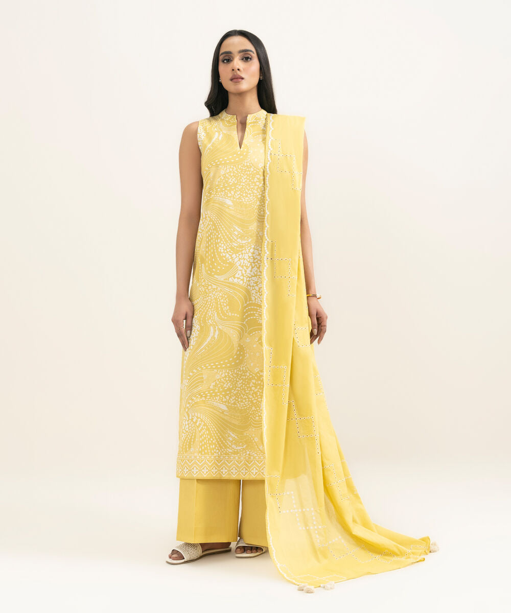 3 Piece - Embroidered Lawn Suit
