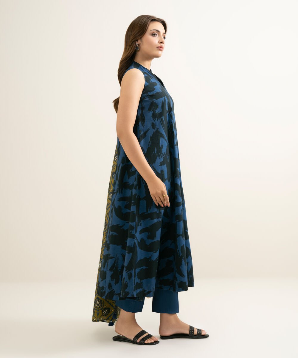3 Piece - Printed Lawn Suit