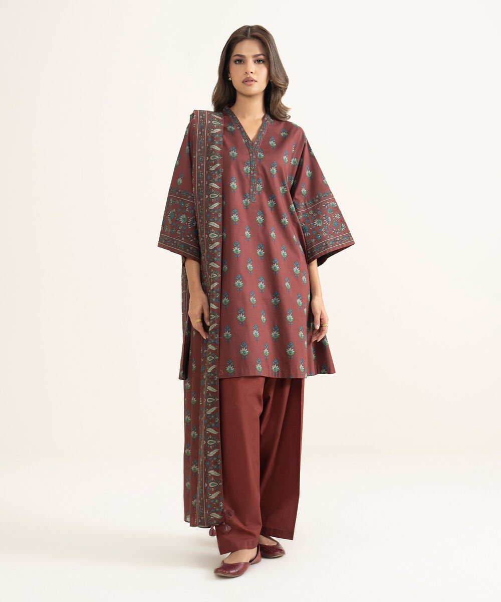 3 Piece - Printed Lawn Suit