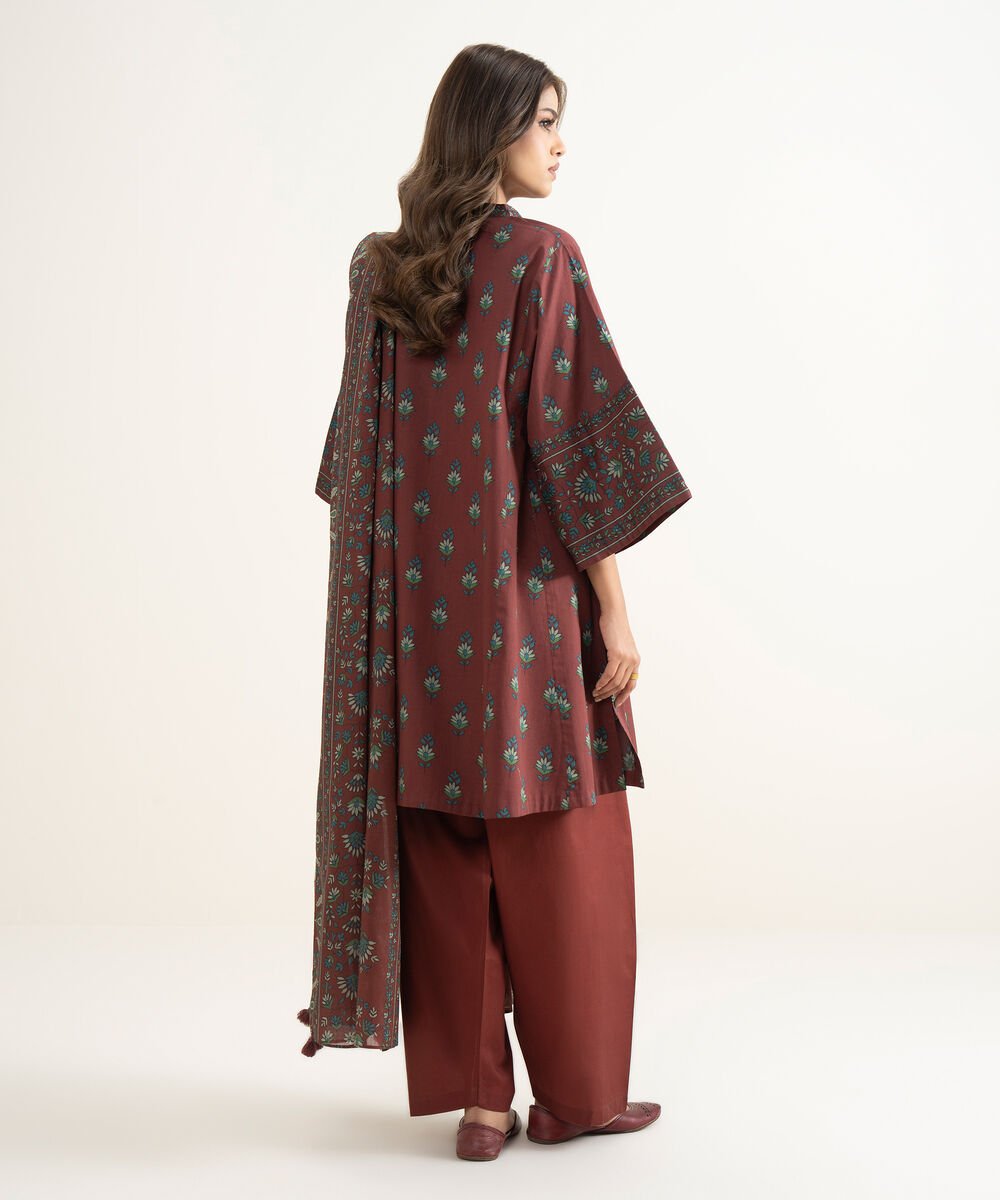 3 Piece - Printed Lawn Suit