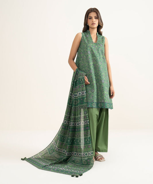 3 Piece - Printed Lawn Suit