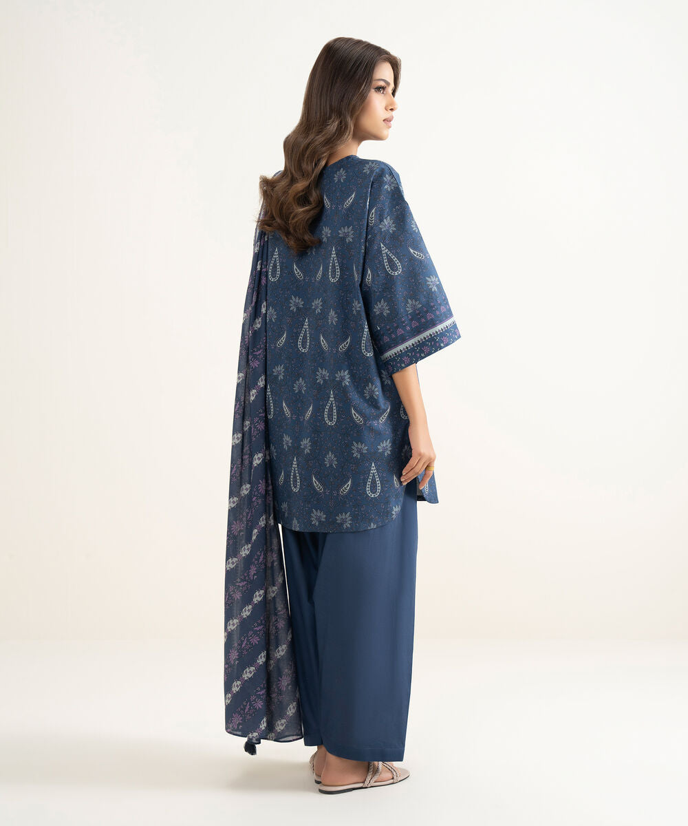 3 Piece - Printed Lawn Suit