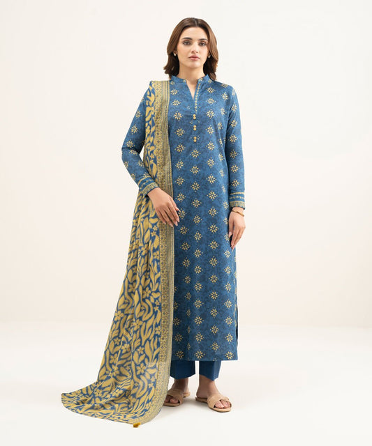 3 Piece - Printed Lawn Suit