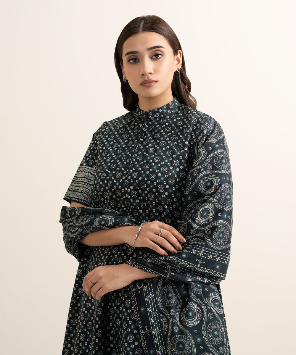 3 Piece - Printed Lawn Suit