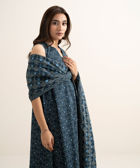 3 Piece - Printed Lawn Suit