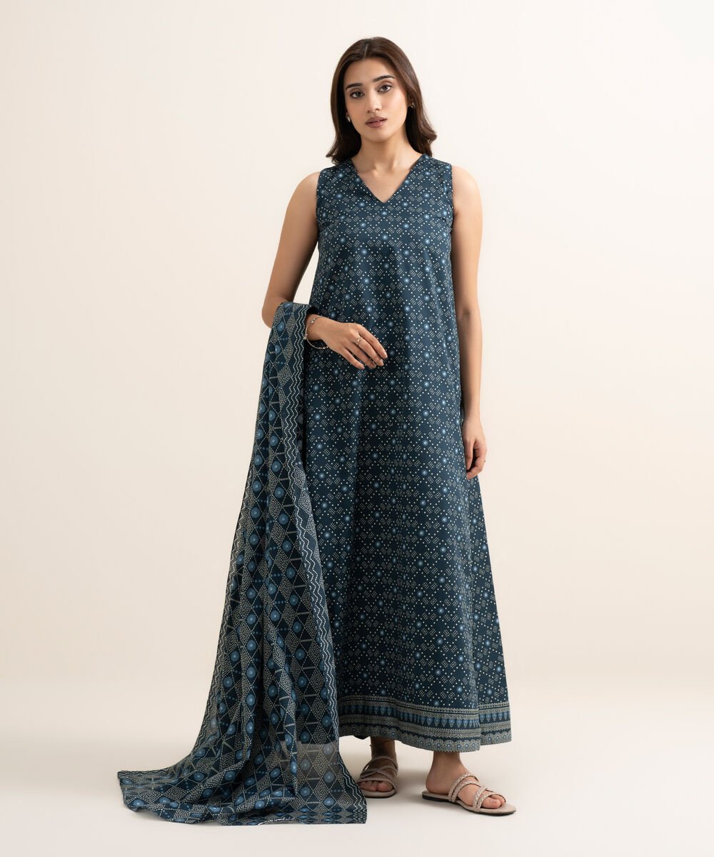 3 Piece - Printed Lawn Suit