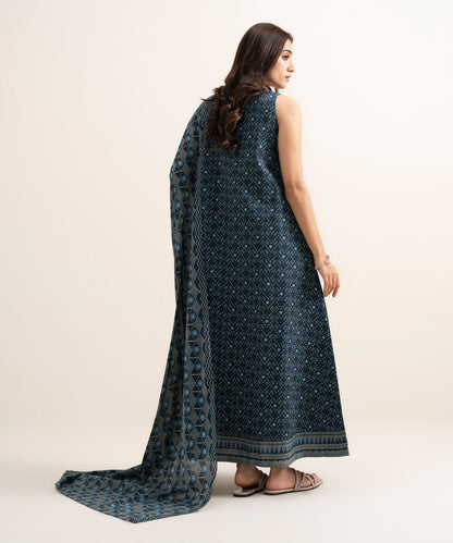 3 Piece - Printed Lawn Suit