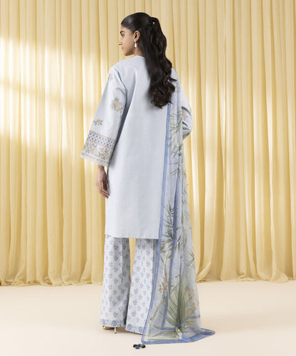 3 Piece - Embroidered Lawn Suit (Unstitched)