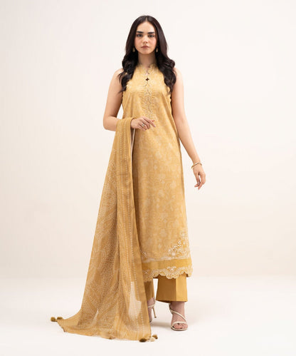 3 Piece - Embroidered Lawn Suit