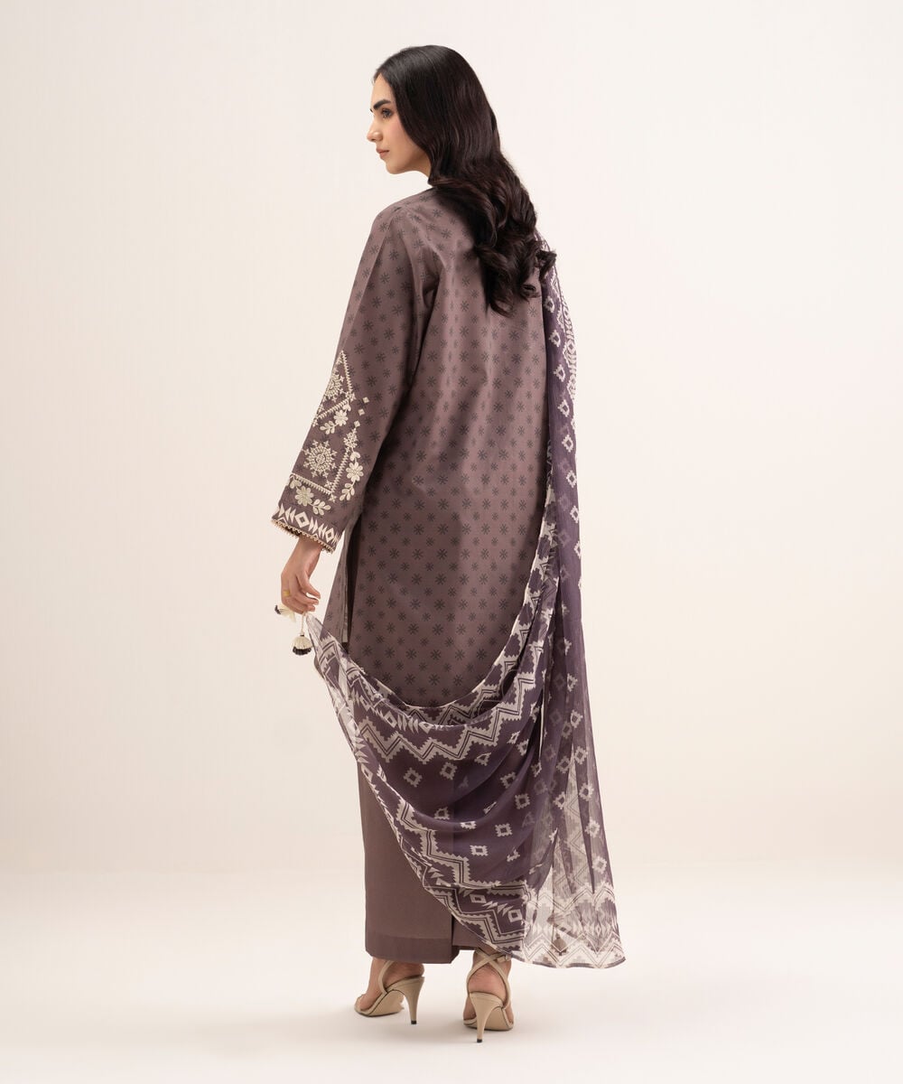 3 Piece - Embroidered Lawn Suit