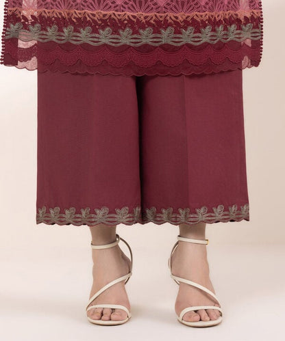 3 Piece - Embroidered Karandi Suit