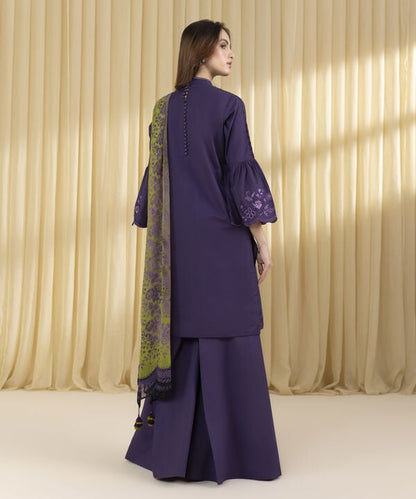 3 Piece - Embroidered Lawn Suit (Unstitched)