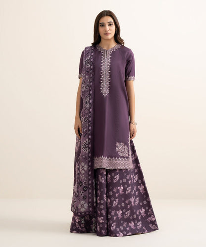 3 Piece - Embroidered Lawn Suit