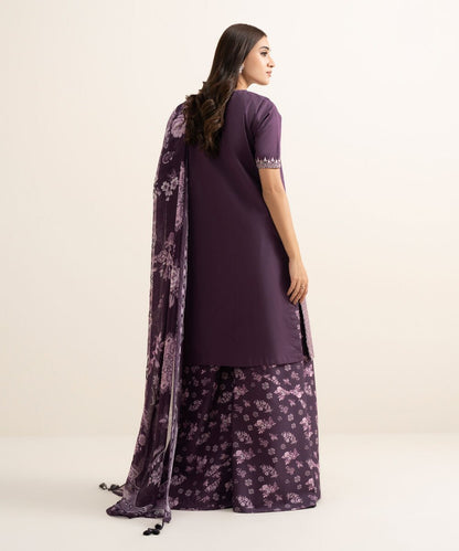 3 Piece - Embroidered Lawn Suit