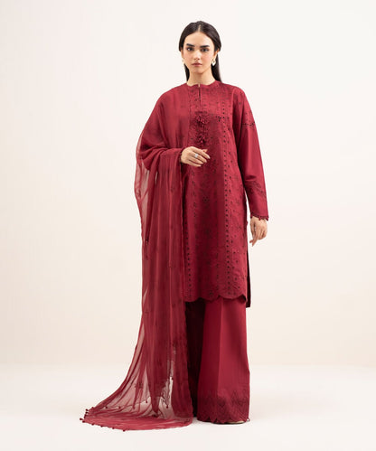 3 Piece - Embroidered Lawn Suit