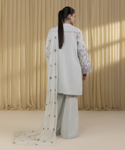 3 Piece - Embroidered Lawn Suit (Unstitched)