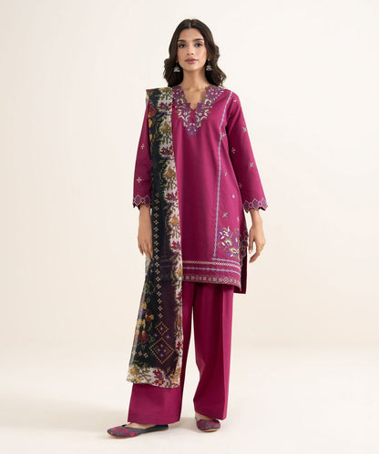 3 Piece - Embroidered Lawn Suit