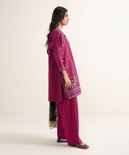 3 Piece - Embroidered Lawn Suit